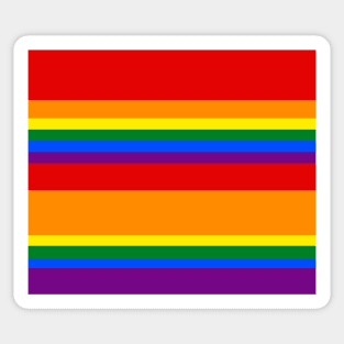 LGBT Stripes Pattern Sticker